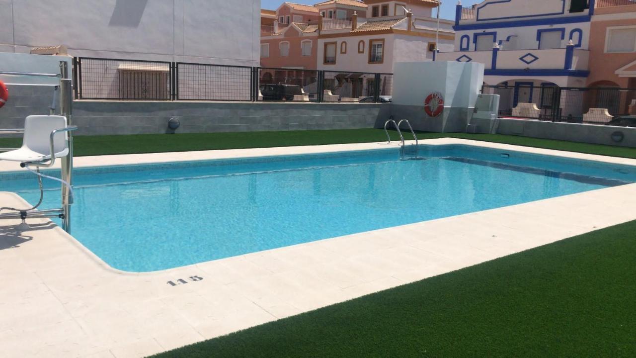 Adosado Playa, Geoda Y Aguilas Cerca, Con Barbacoa Y Piscina En San Juan De Los Terreros Exterior photo